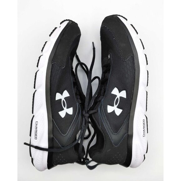 Under Armour Men's Charged Assert Black White Running Shoes 3024590-001 Size 10 - Picture 6 of 10